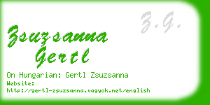 zsuzsanna gertl business card